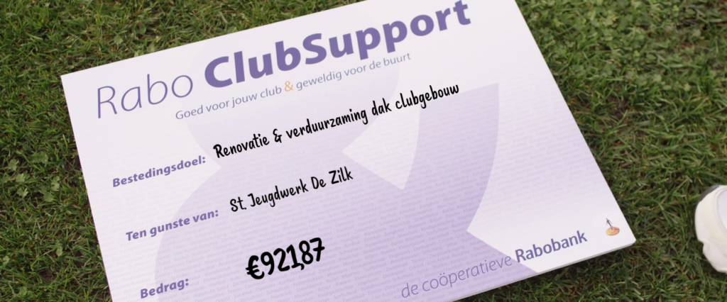 Jeugdwerk De Zilk Rabo Clubsupport