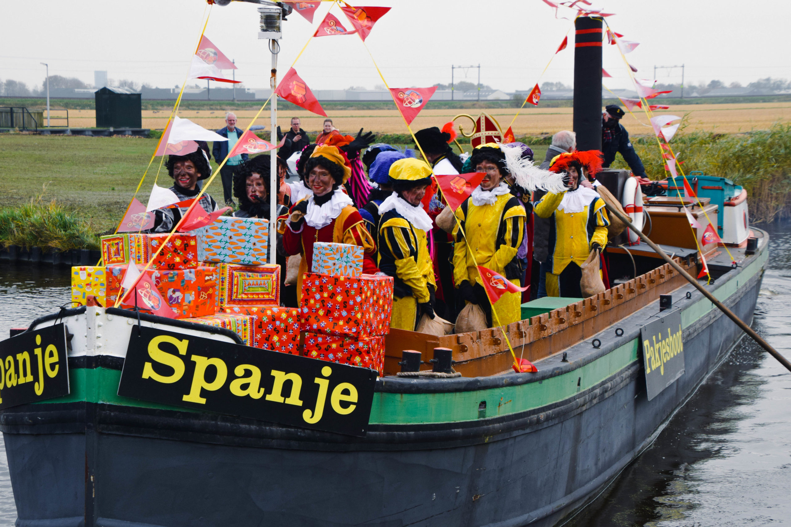 Sint en piet stoomboot de zilk